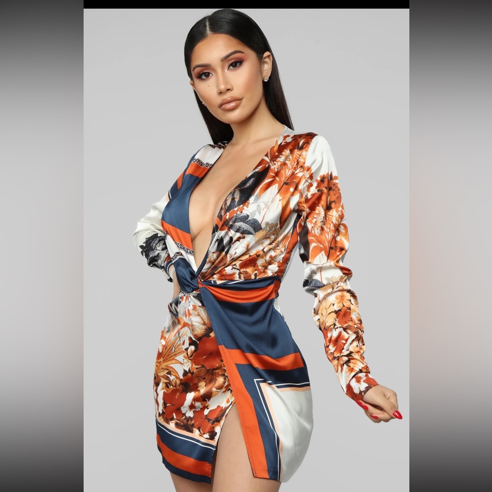 New Satin Dress